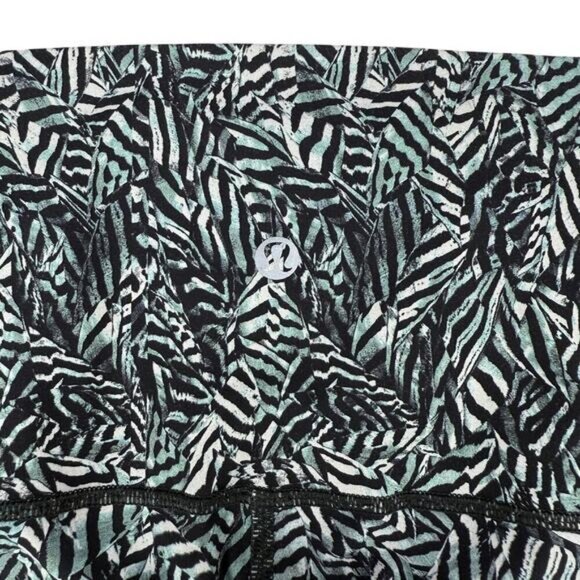 LULULEMON Wunder Under Pant Size 6 Dazzle Wunder Under 50g Alpine White Black - Picture 11 of 12